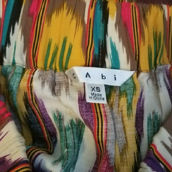 CAbi Multi Color Mini Skirt - Picture 5 of 7